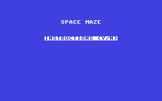 Space Maze — sstitle (WOR)