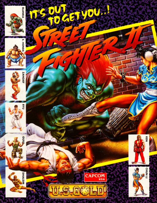 Street Fighter 2 box art
