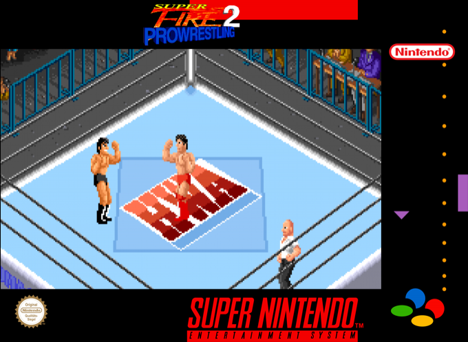 Super Fire Pro Wrestling 2 — box-2D (SS)