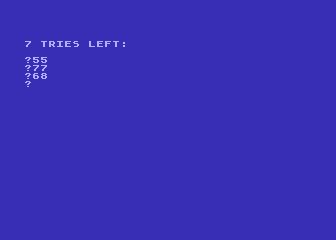 Guess a Number — ss (WOR)