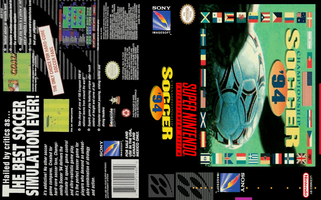 Sensible Soccer - European Champions — box-texture (US)