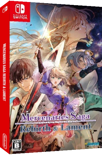 Mercenaries Saga Rebirth & Lament — box-3D (JP)