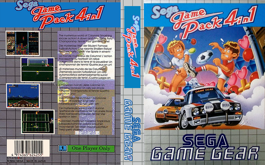Sega Game Pack 4 In 1 — box-texture (EU)