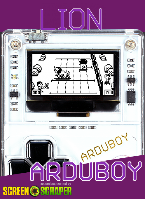 Lion box art