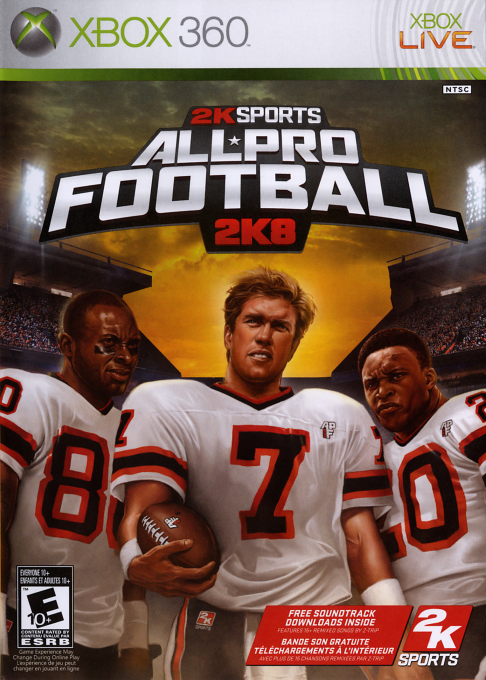 All-pro Football 2k8 box art