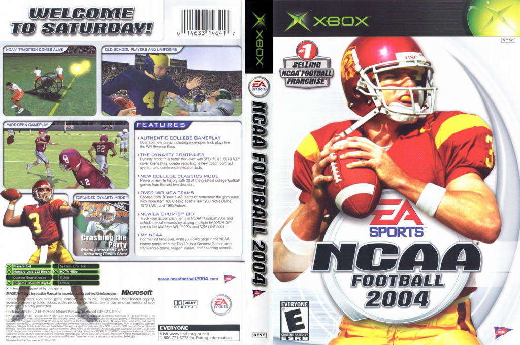 Ncaa Football 2004 — box-texture (US)