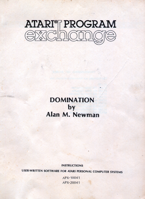 Domination box art