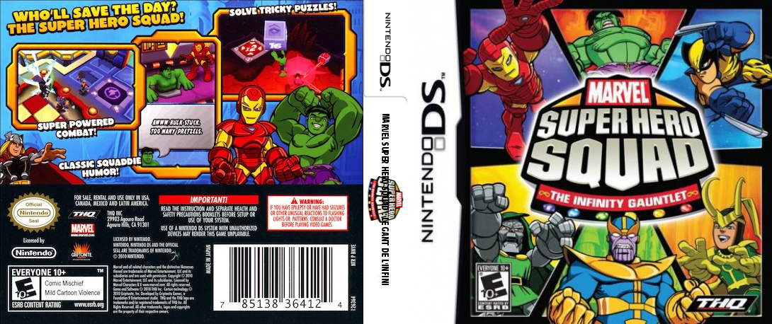 Marvel Super Hero Squad - The Infinity Gauntlet — box-texture (US)