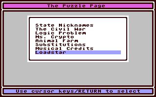 The Puzzle Page #111 — ss (WOR)