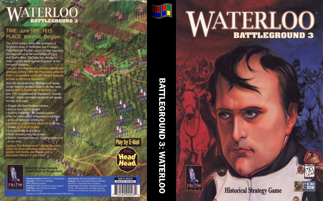 Battleground 3: Waterloo — box-texture (WOR)