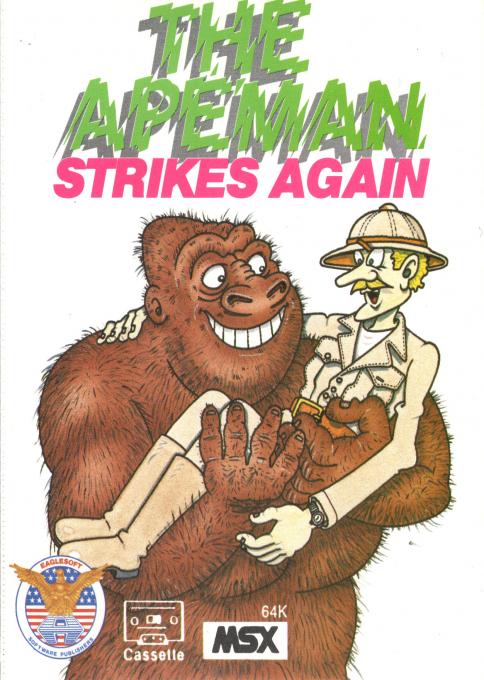 Apeman Strikes Again, The box art