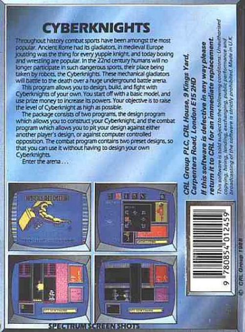 Cyberknights — box-2D-back (EU)