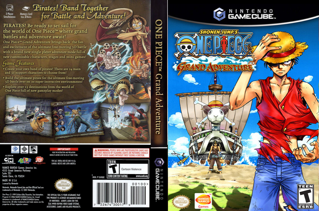One Piece Grand Adventure — box-texture (US)