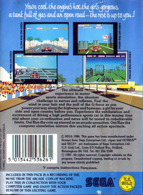 Out Run — box-2D-back (EU)