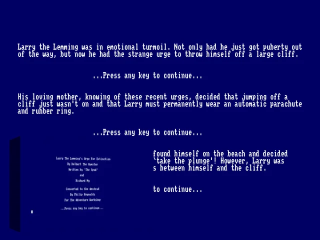 Larry The Lemming's Urge For Extinction — mixrbv2 (WOR)