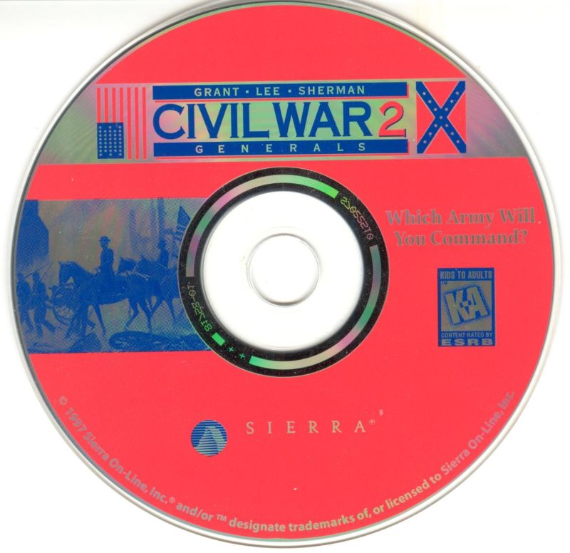 Grant - Lee - Sherman: Civil War 2: Generals — support-2D (WOR)