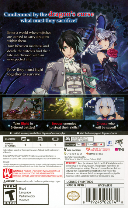 Dragon Star Varnir — box-2D-back (US)