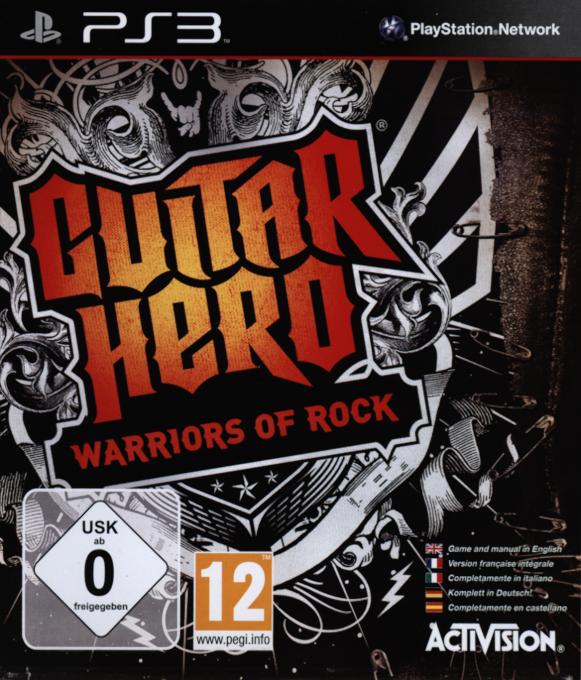 Guitar Hero - Warriors of Rock box art