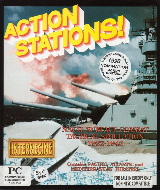Action Stations! — box-2D (EU)