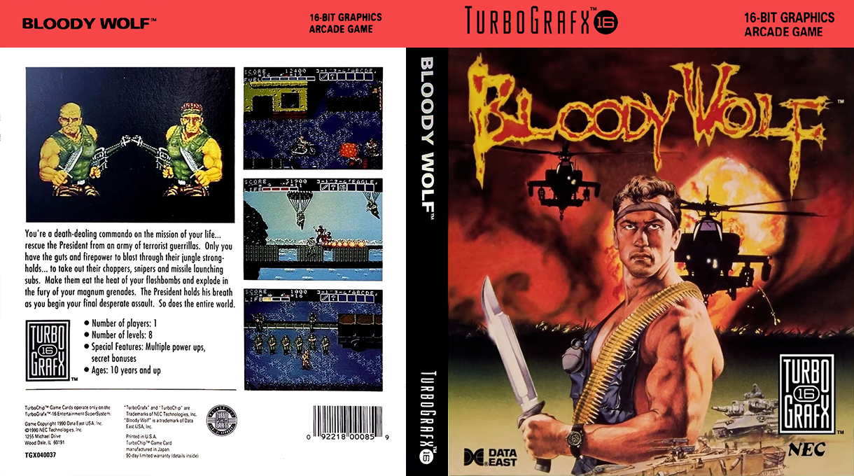 Narazumono Sentou Butai - Bloody Wolf — box-texture (US)