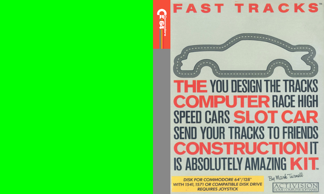 Fast Tracks : The Computer Slot Car Construction Kit — box-texture (US)