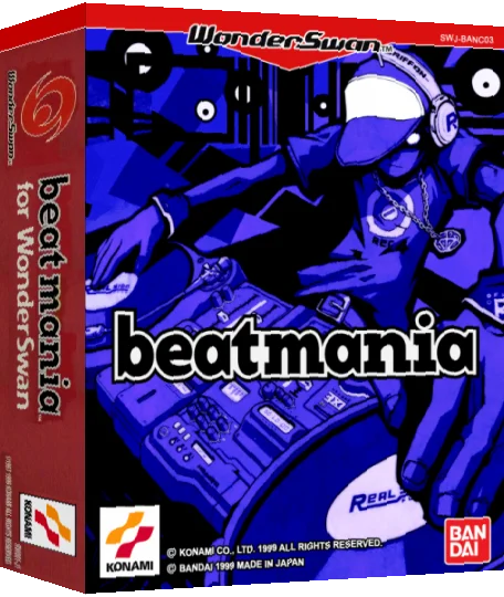beatmania for WonderSwan — box-3D (JP)