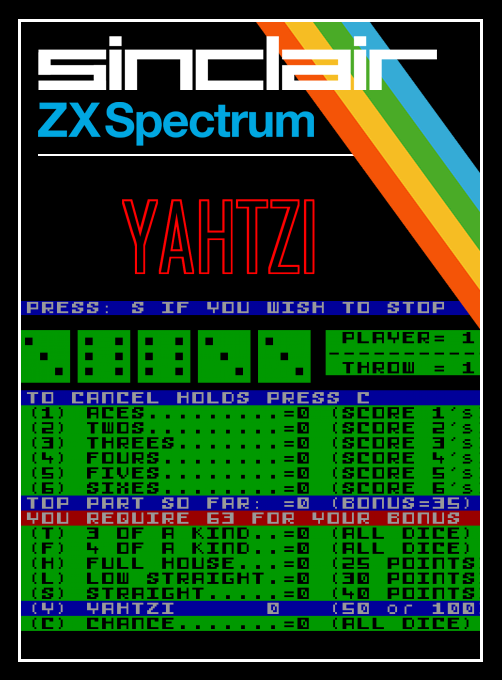 Yahtzi box art