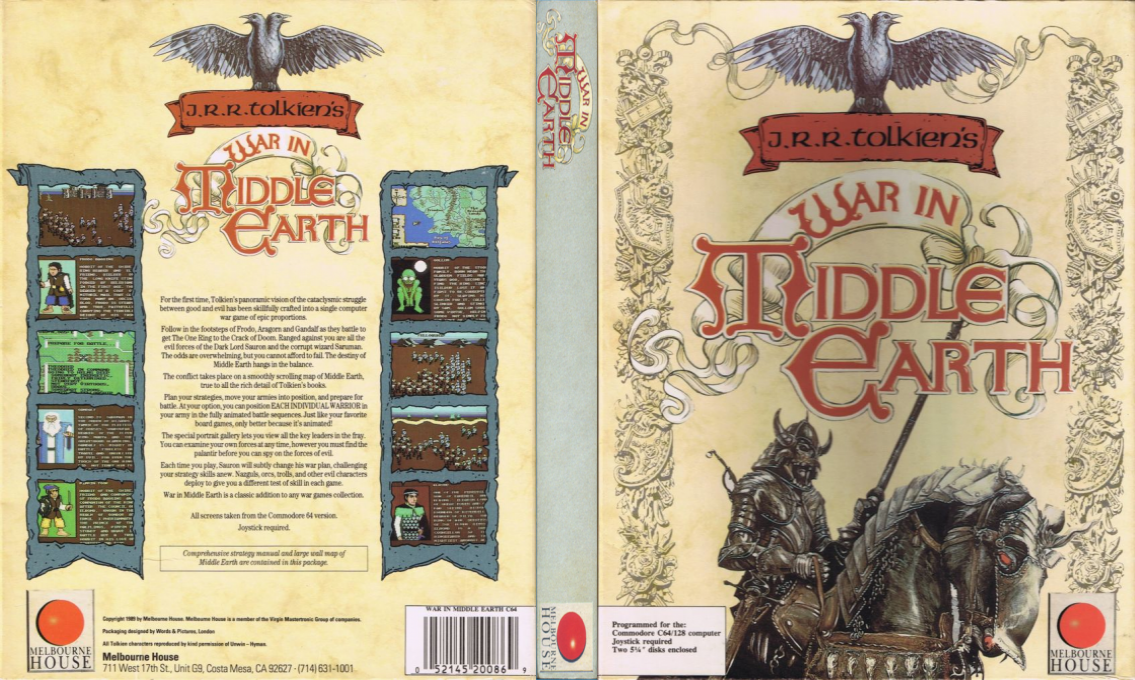J.R.R. Tolkien's War in Middle Earth — box-texture (US)
