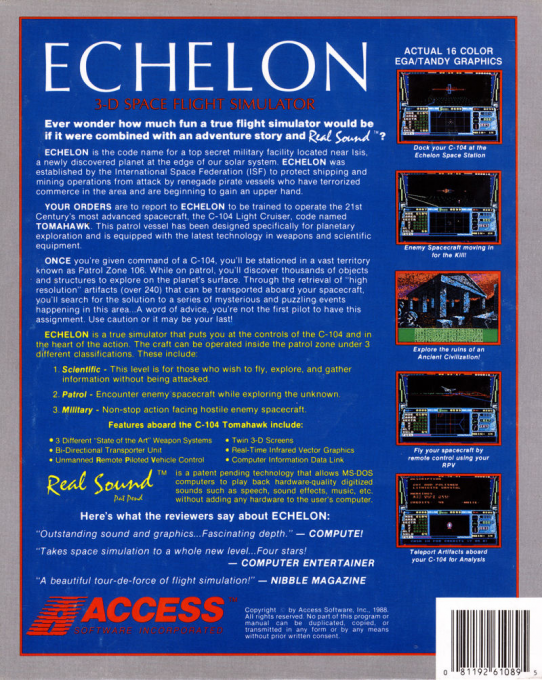 Echelon — box-2D-back (US)