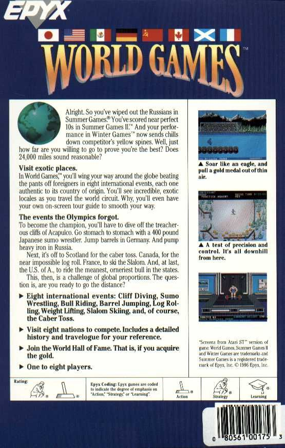 World Games — box-2D-back (US)