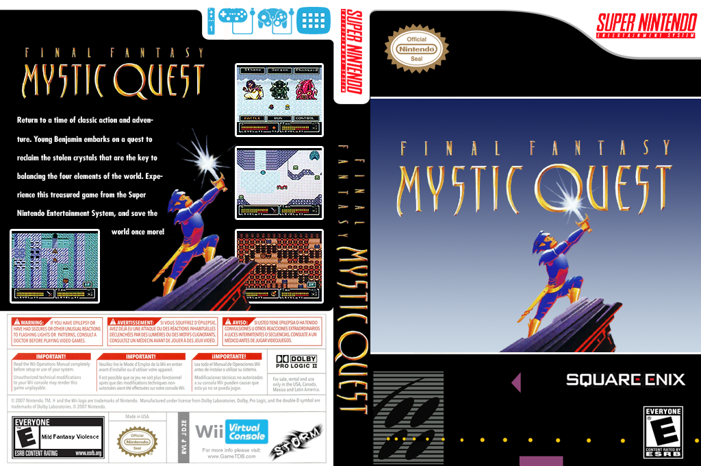 Mystic Quest Legend — box-texture (US)