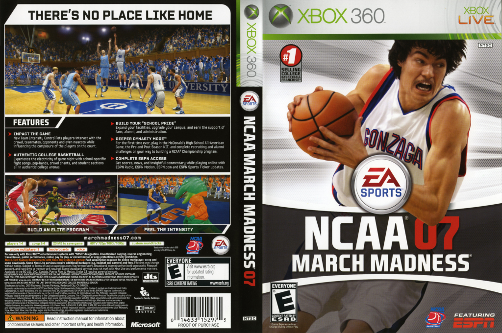 NCAA March Madness 07 — box-texture (US)