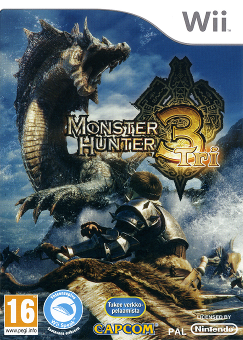 Monster Hunter Tri — box-2D (FI)