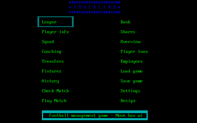 Touchline — ss (WOR)