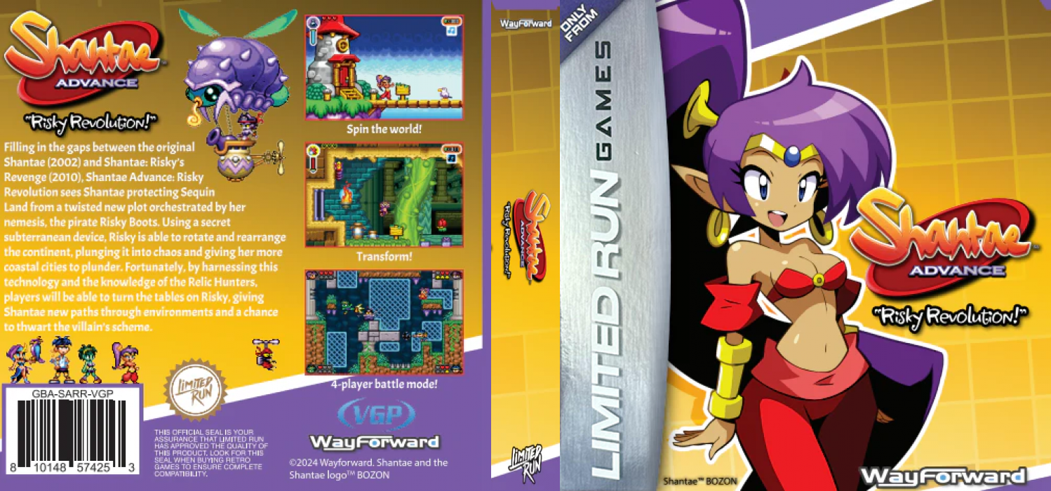 Shantae Advance : Risky Revolution — box-texture (WOR)
