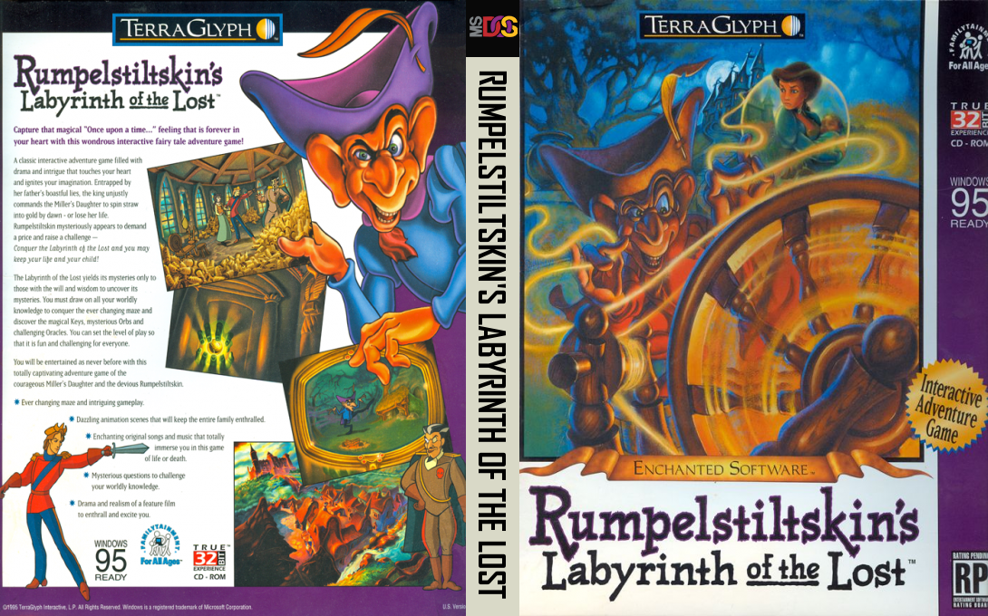 Rumpelstiltskin's Labyrinth of the Lost — box-texture (US)