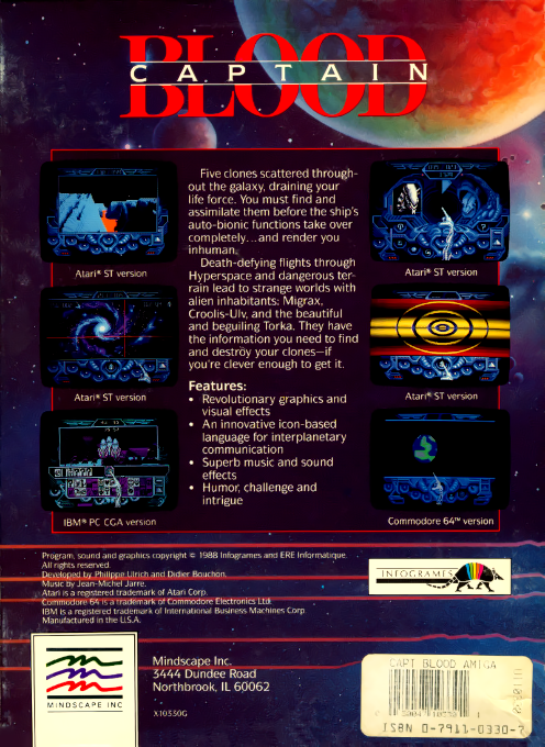 Captain Blood — box-2D-back (US)