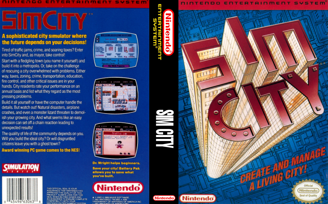SimCity — box-texture (US)