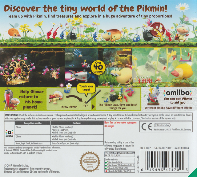 Hey! Pikmin — box-2D-back (EU)