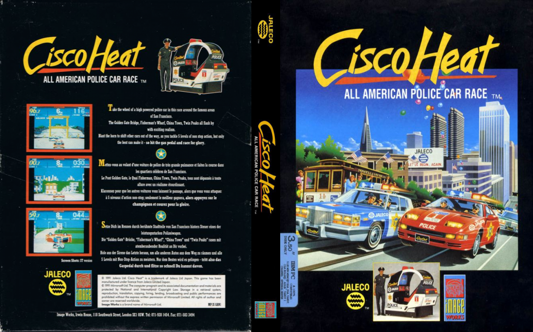 Cisco Heat - All American Police Car Race — box-texture (EU)