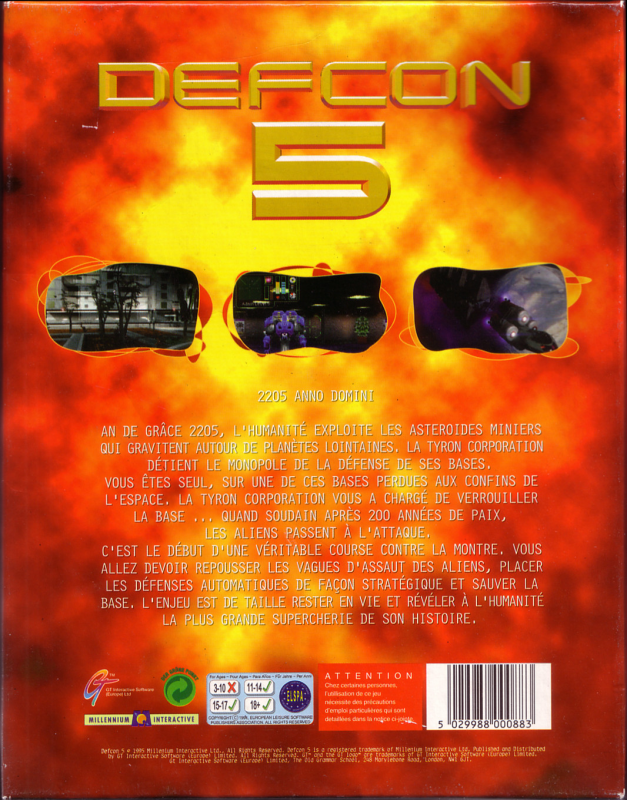 Defcon 5 — box-2D-back (FR)