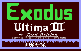 Ultima 3 - Exodus Gold — sstitle (WOR)