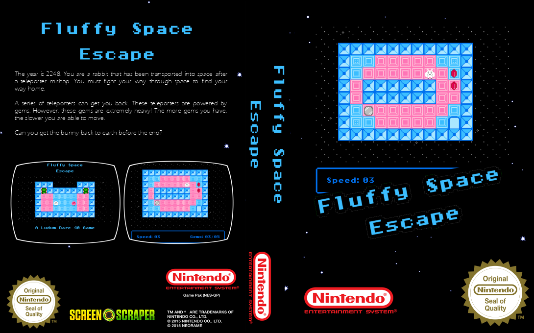 Fluffy Space Escape — box-texture (SS)