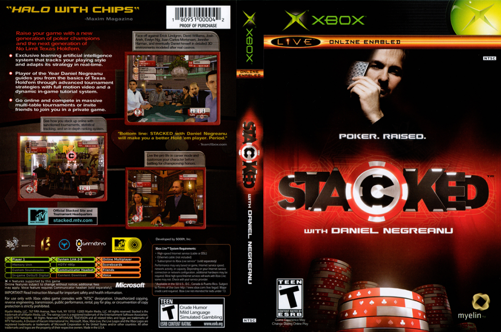 Stacked With Daniel Negreanu — box-texture (US)