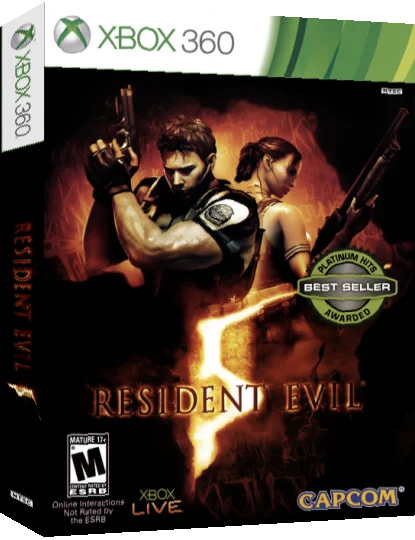 Resident Evil 5 — box-3D (US)