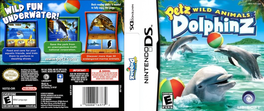 Petz - Wild Animals - Dolphinz — box-texture (US)