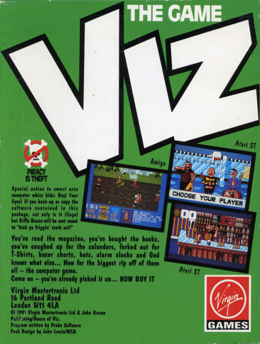 Viz - The Game — box-2D-back (EU)