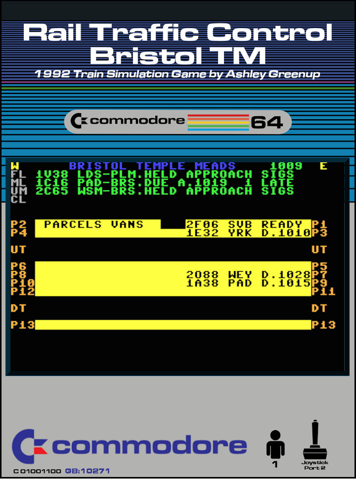 Rail Traffic Control : Bristol TM box art