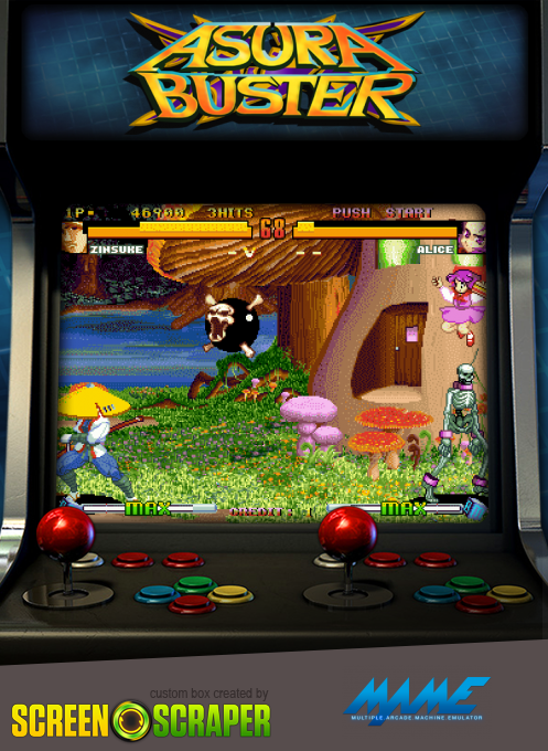 Asura Buster - Eternal Warriors — box-2D (SS)