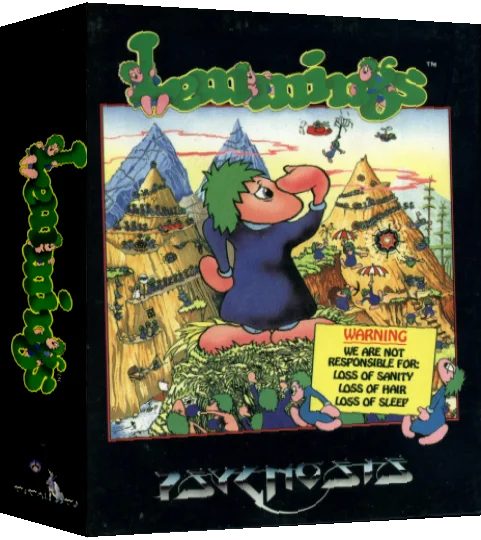 Lemmings — box-3D (EU)